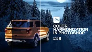 Using new color harmonization filter in photoshop
