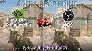 CS2 Nvidia ShadowPlay Recording VS OBS Recording
