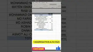 How to SUM in Excel Even with Error Values! 🛠️ #excel #excelshortcuts #excelapp