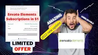 Buy 1 Month Envato Elements for $1 USD in 2022|| Live purchase