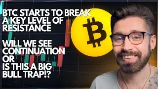 BITCOIN PRICE PREDICTION 2022💎BTC BREAKS A KEY LEVEL OF RESISTANCE!💎WILL IT CONTINUE OR FAKE OUT!?👑