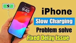 Fixed✅ iPhone charging slowly | how to fix slow charging iphone | iphone slow charging problem |