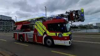 Berufs Feuerwehr Basel Schweiz . Fire Department Basel City Switzerland