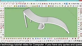Making a Swimming Pool chair in SketchUp