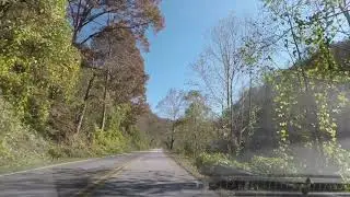 The Dragon drive - route 129 south near Tapoco
