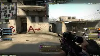 2 крутых прострела на dust2 | Демка