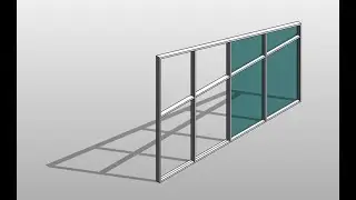 Revit Tutorial (Day 88) - Empty Curtain Wall Panel