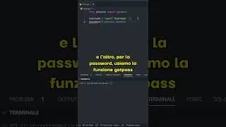 Come Nascondere il testo del terminale in Python!  