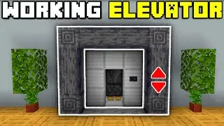 🦅 MINECRAFT BEDROCK 1.19 | EASIEST WORKING ELEVATOR TUTORIAL!