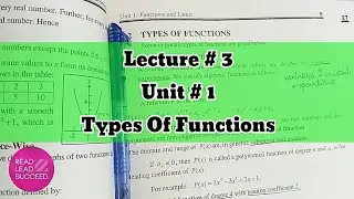 Types Of Functions [Urdu/Hindi] | Limits & Functions