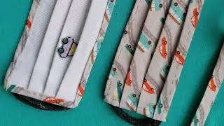Cómo hacer mascarillas para niños (2-5 años) sin máquina de coser