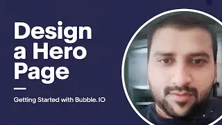 #bubble Hero page design in bubble.io