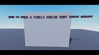 How to make a simple roblox studio Sound script when You touch Parts