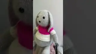 Зайчик из пуха норки