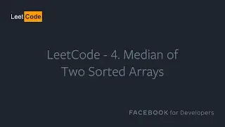 [ru] LeetCode - 4. Median of Two Sorted Arrays