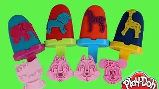 Learn colors with Play doh Ice Cream Animal , Lion, horse ,Fun and Creative for Kids