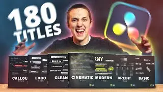 The BEST Davinci Resolve Titles | EditorTitles