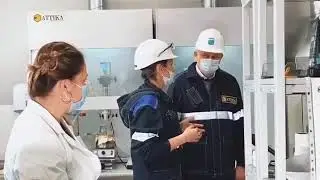 Открытие нашего завода «АТТIКА» по производству полимерных смол.