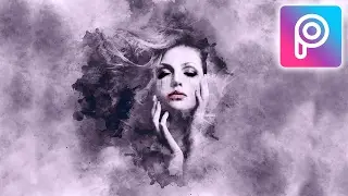 How to Make Artistic Watercolor Paintbrush in Picsart | Easy Tutorial