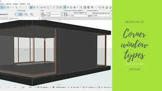 Archicad 22 | Corner window types