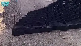 How use HDPE geocell for road construction?