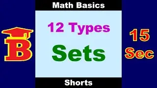 12 Types of Sets