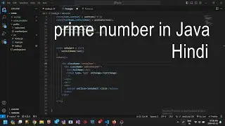 prime number program in java using for loop   java tutorial for beginners in hindi full course