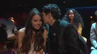 BTS V/Kim Taehyung flirting with Olivia Rodrigo | BTS | GRAMMYs