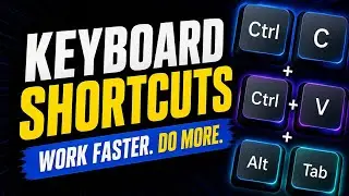KEYBOARD SHORTCUTS PRO!| WORK FASTER WITH THESE KEYBOARD SHORTCUT HACKs