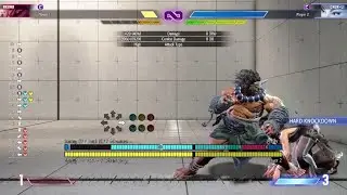 Street Fighter 6 Akuma dizzy c ombo 4 drive lvl 2