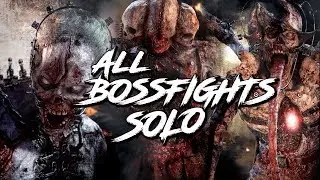 ALL WW2 BOSSFIGHTS SOLO | COMPILATION | DLC1 - DLC4 [COD WW2 ZOMBIES]