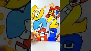 💥 Alphabet Lore ABC 🆚 Number Lore 123 💥 #shorts