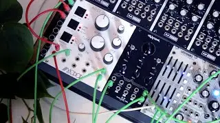 Noisy Oscillator-Modor/Vibrazum V2 -Patching Panda/Lifeforms Micro Sequence-Pittsburgh Modular .