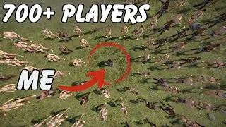 I played Rust against 700 players on WIPE DAY...