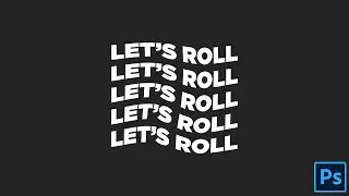 Twirl - Text Effect in Photoshop | Photoshop Tutorial
