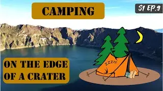 Camping on the edge of a crater! ⛺️🌋 | S1 Ep. 9