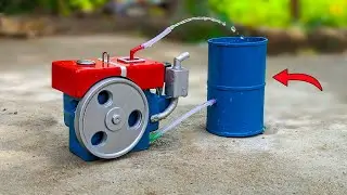 How To Make Mini Engine Water Cooling Tank