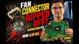 He Tried Cleaning His PS5… Then RIPPED THE FAN CONNECTOR OFF