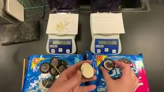 Oreo Challenge Weighing
