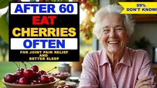 After 60, Eat Cherries – For Joint Pain Relief and Better Sleep #afterage60 #healthyaging