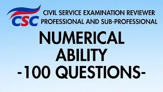 CSE Reviewer 2026: Numerical Ability 100 Questions