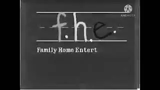 Family Home Entertainment logo 1983 In Black and White, +12, Invert And Reverse