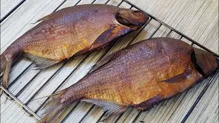 QUICK SALTING OF FISH FOR SMOKING. HOT-SMOKED BREAM! EASY! FAST AND VERY TASTY!