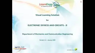 Electronic Devices and Circuits - II