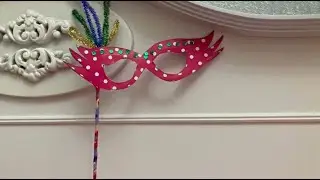Parti gözlüğü yapımı, kartondan doğumgünü partisi gözlüğü, maskesi