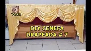COMO HACER UNA CORTINA DRAPEADA # 7/ HOW TO MAKE EASY SWAGS / Vecch