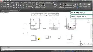 HOW TO SCALE IN AUTOCAD WITH REFERENCE ,POINTS & COPY (HINDI)