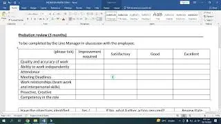 probation review | form Appraisal Meeting Tips For Employee