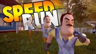 SPEED RUN & TWO MINUTE CHALLENGE | Hello Neighbor Challenges (Hello Neighbour Alpha 2 Update)