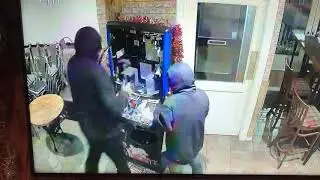 Fruit machine robbery pub